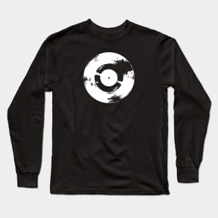 Retro Vinyl LP Record Graphic Long Sleeve T-Shirt